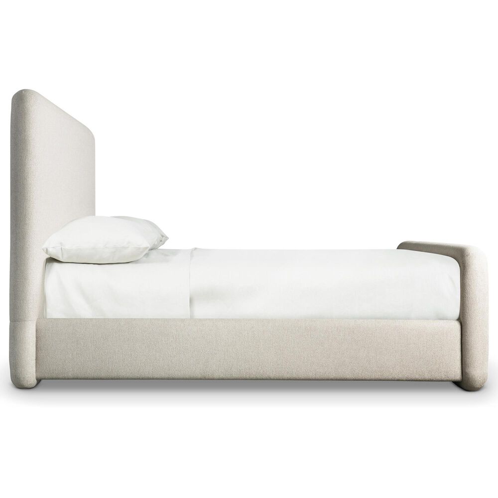 Bernhardt Antibes Queen Upholstered Panel Bed in Roz Tan, , large