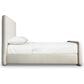 Bernhardt Antibes Queen Upholstered Panel Bed in Roz Tan, , large