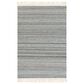 Surya Lily Beige, Charcoal, Bright Blue and Medium Brown 10" x 14" Area Rug, , large