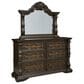 Millenium Maylee 4-Piece King Bedroom Set in Dark Brown, , large
