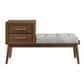 Mayberry Hill Malibu 2-Drawer Bench in Walnut, , large