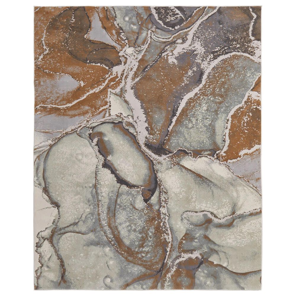 Feizy Clio 3"10" x 6" Tan and Multicolor Area Rug, , large