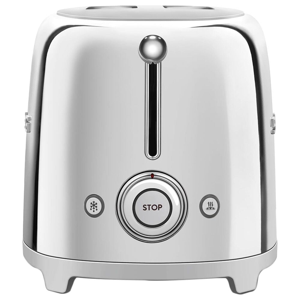Smeg 2-Slice Retro Style Toaster in Stainless Steel, , large