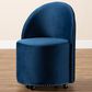 Baxton Studio Bethel Accent Chair in Navy Blue, , large