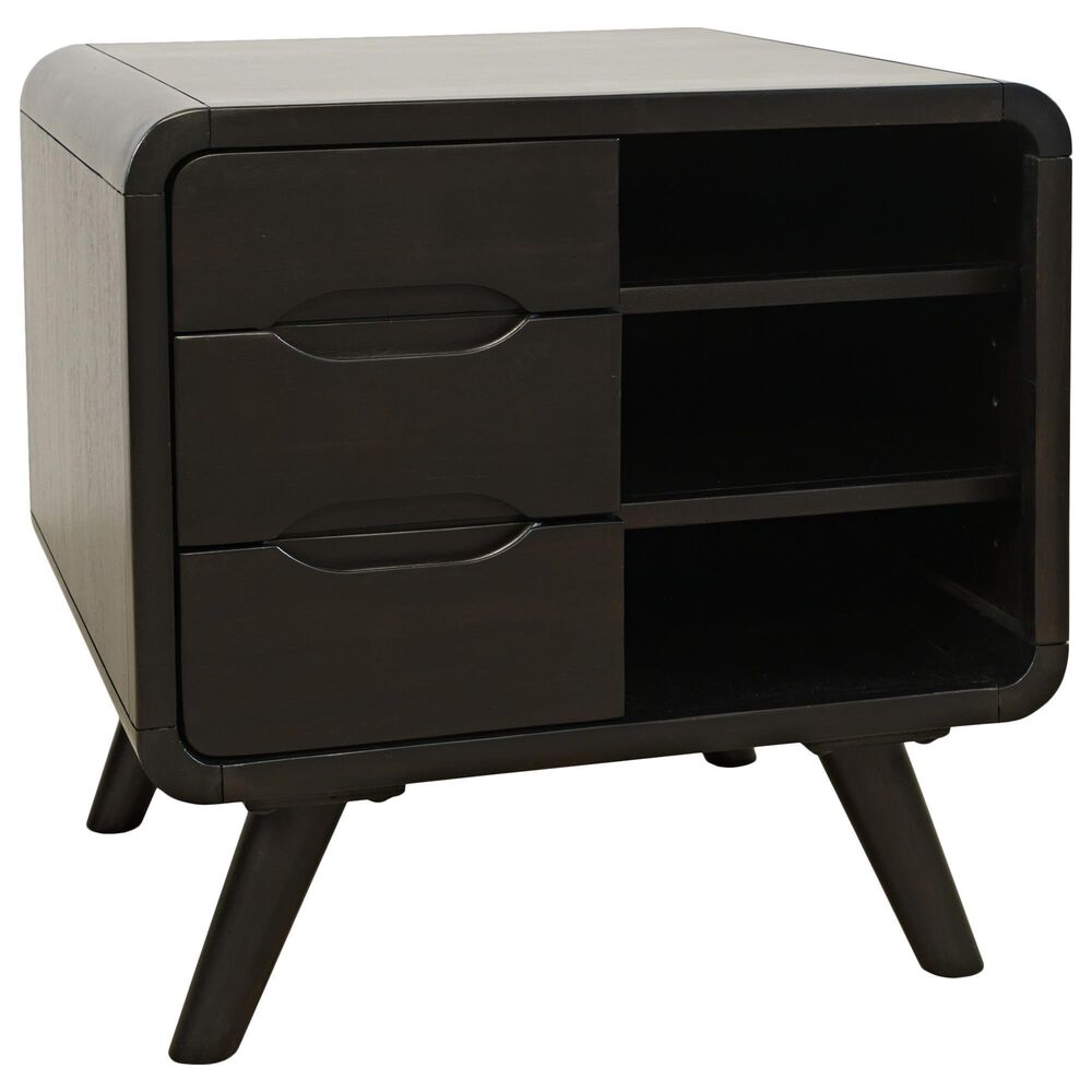 Waltham Marlowe End Table in Black, , large