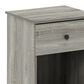 HOMLUX 1-Drawer Modern Nightstand with Knob Handle in French Oak Grey (Set of 2), , large