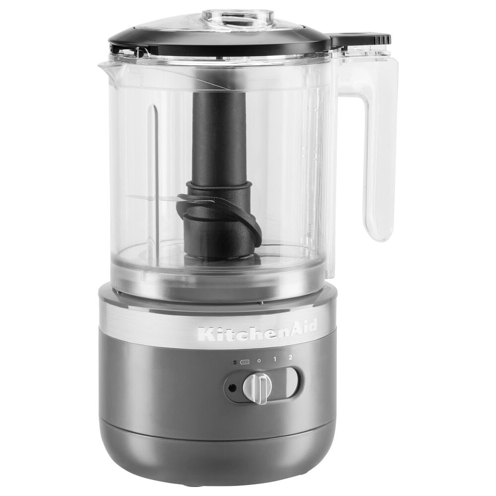 KitchenAid Cordless 5 Cup Food Chopper in Matte Charcoal Grey, , large