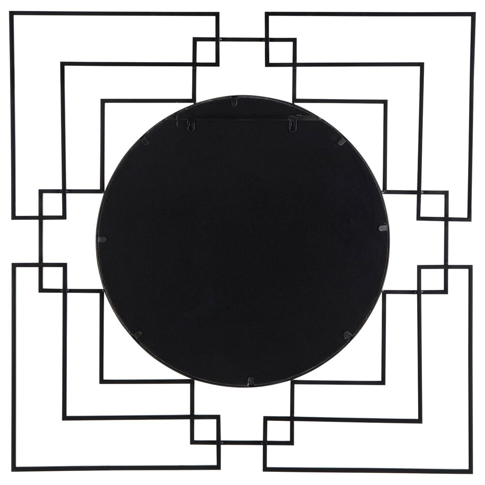 Ashley Oceanal Accent Wall Mirror in Black and Gold, , large