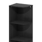 HOMLUX 4-Tier Corner Open Shelf Bookcase in Blackwood, , large