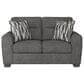 Ashley Olten Stationary Loveseat in Graphite, , large