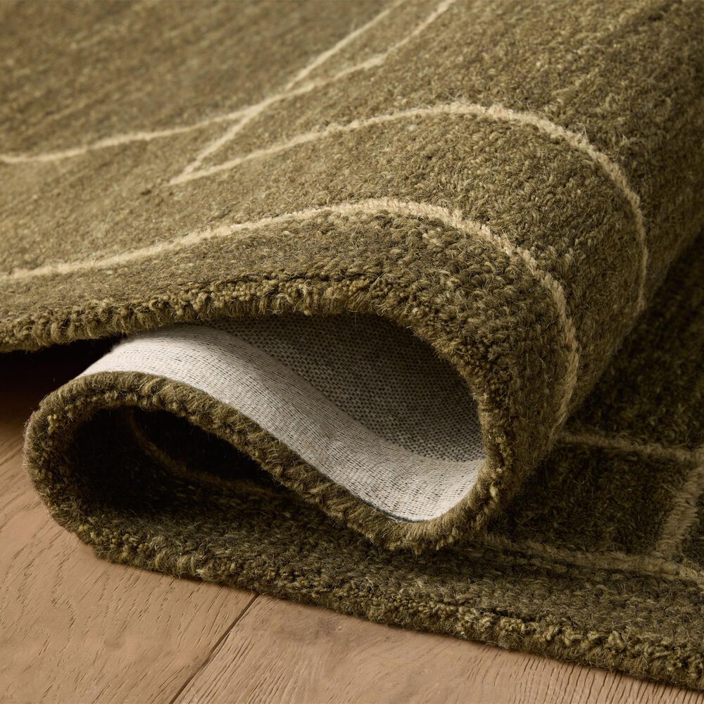Loloi Barrow Olive and Natural 7&#39;9&quot; x 9&#39;9&quot; Area Rug, , large