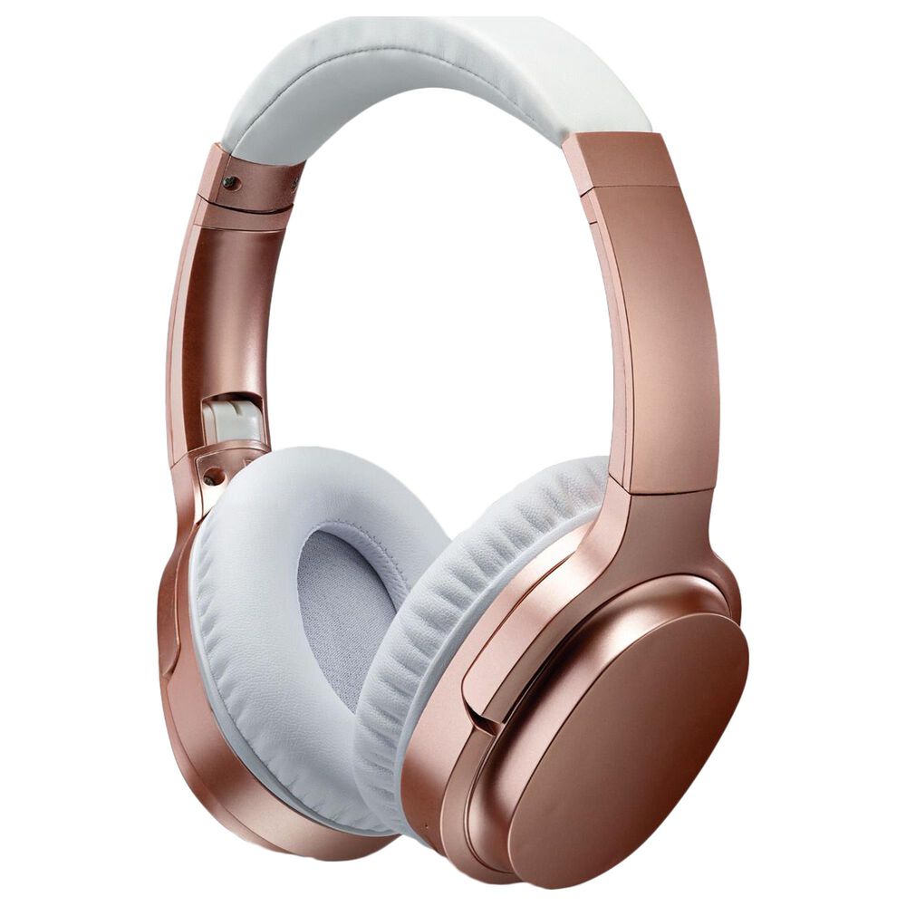iLive Active Noise Cancellation Bluetooth Headphones in Rose Gold, , large