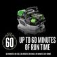 EGO 9 Gallon 110 CFM 56-Volt Lithium-ion Cordless Wet/Dry Vacuum with Multiple Power Mode and Remote Control with 5.0 Ah Battery and Charger, , large