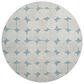 Dalyn Rug Company The Reserve TR16 Teal 8" Round Indoor/Outdoor Area Rug, , large