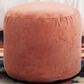 Howard Elliott Pana Tall Pouf in Terracotta, , large