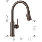 Blanco Empressa Pull-Down Kitchen Faucet 1.5 GPM in Oil-Rubbed Bronze, , large