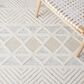 Safavieh Artistry 4" x 6" Ivory and Light Grey Area Rug, , large