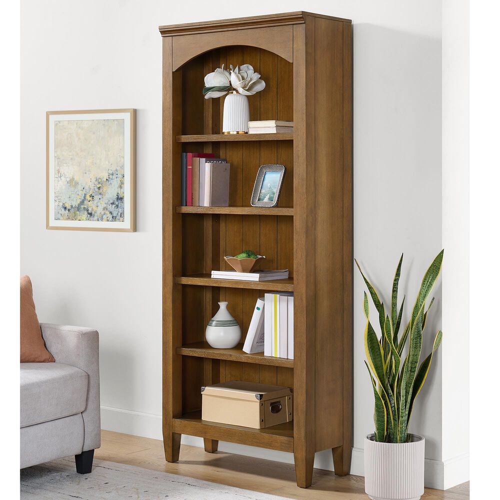 Mayberry Hill Portico 3-Drawer Display Cabinet  in Brown Oak, , large