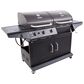 Char-Broil Deluxe Liquid Propane and Charcoal Combo Grill in Black, , large
