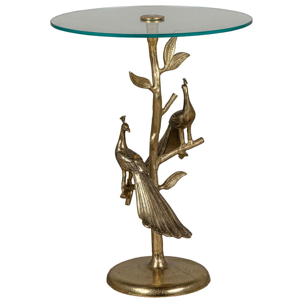 Jaipur Home Mayil Accent Table in Gold, , large
