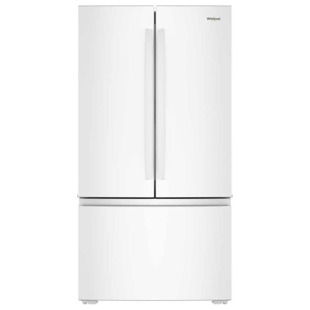 Whirlpool 24.3 Cu. Ft. Counter Depth 3-Door French Door Refrigerator in White, , large