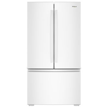 Whirlpool 24.3 Cu. Ft. Counter Depth 3-Door French Door Refrigerator in White, , large