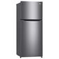 LG 7 Cu. Ft. Top Freezer Refrigerator in Platinum Silver, , large