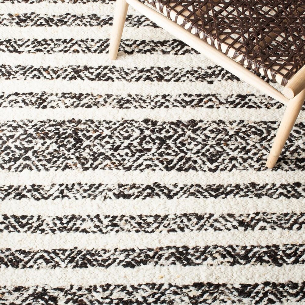 Safavieh Natura NAT329Z 9&#39; x 12&#39; Black and Ivory Area Rug, , large