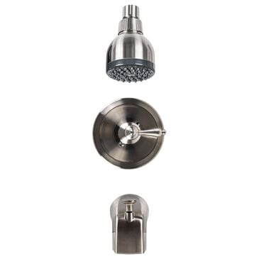 MS International 1-Handle 1-Spray Tub/Shower Faucet with Pressure Balance Valve in Brushed Nickel, , large