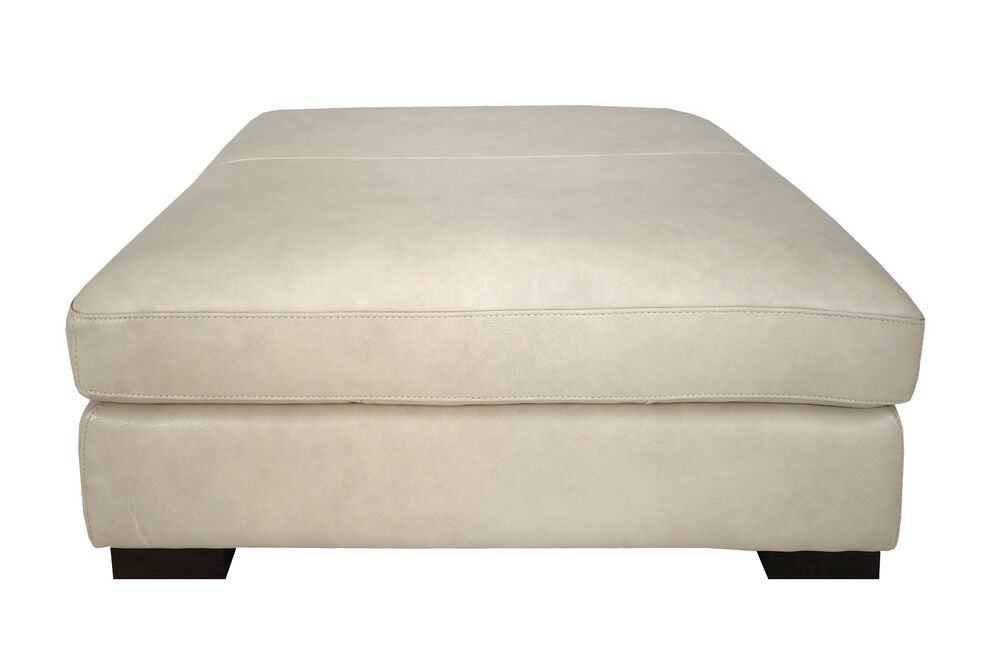 Softline Square Cocktail Ottoman in Dutton Ivory, , large