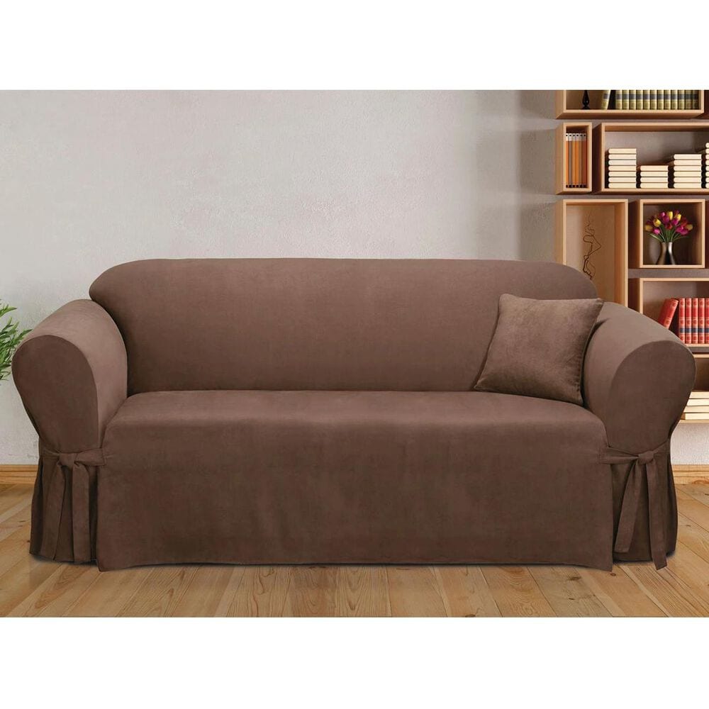 Surefit Sofa Slipcover in Chocolate, , large