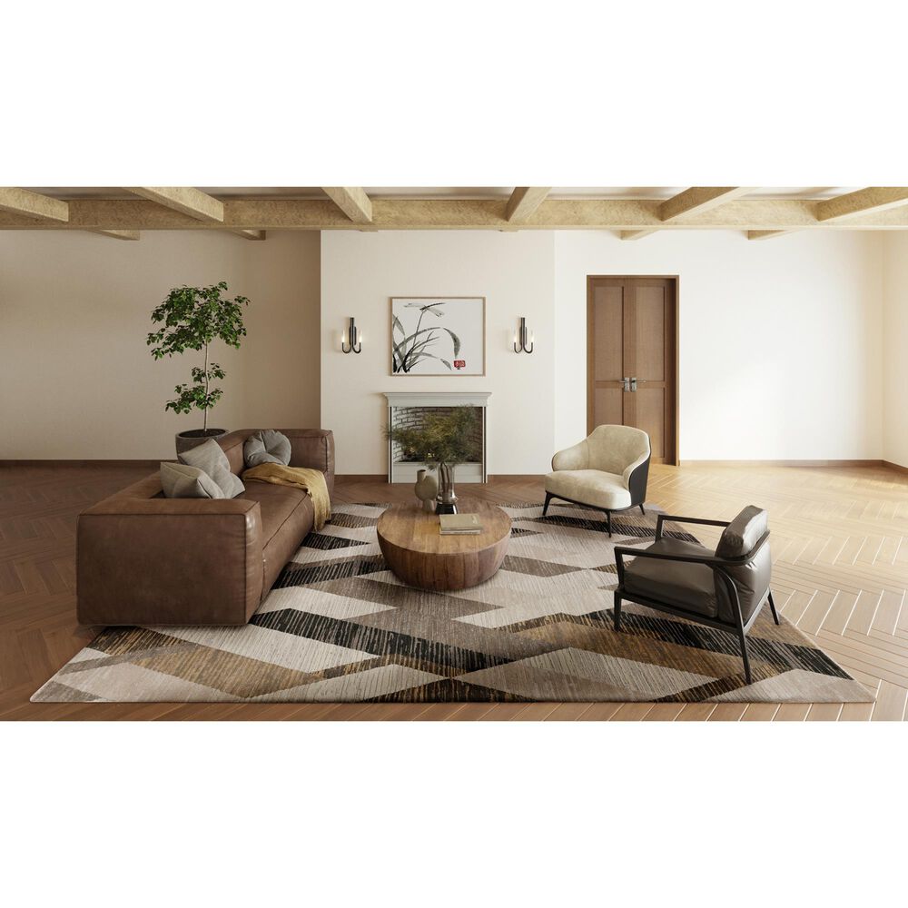 Dalyn Rug Company Denizi DZ5 3&#39;3&quot; x 5&#39;3&quot; Putty Area Rug, , large