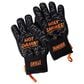 Traeger Grills Heat Resistant BBQ Grilling Mitts with Silicone Grip in Black, , large