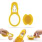 Dreamfarm Eggler Egg Cracker Peeler Slicer in Yellow and Stainless Steel, , large