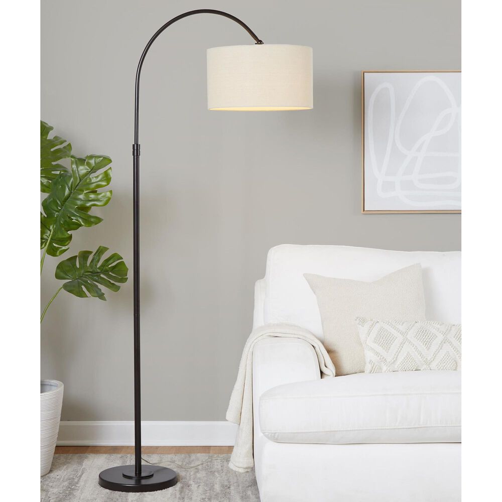 LumiSource April Metal Floor Lamp in Oil Bronze, , large