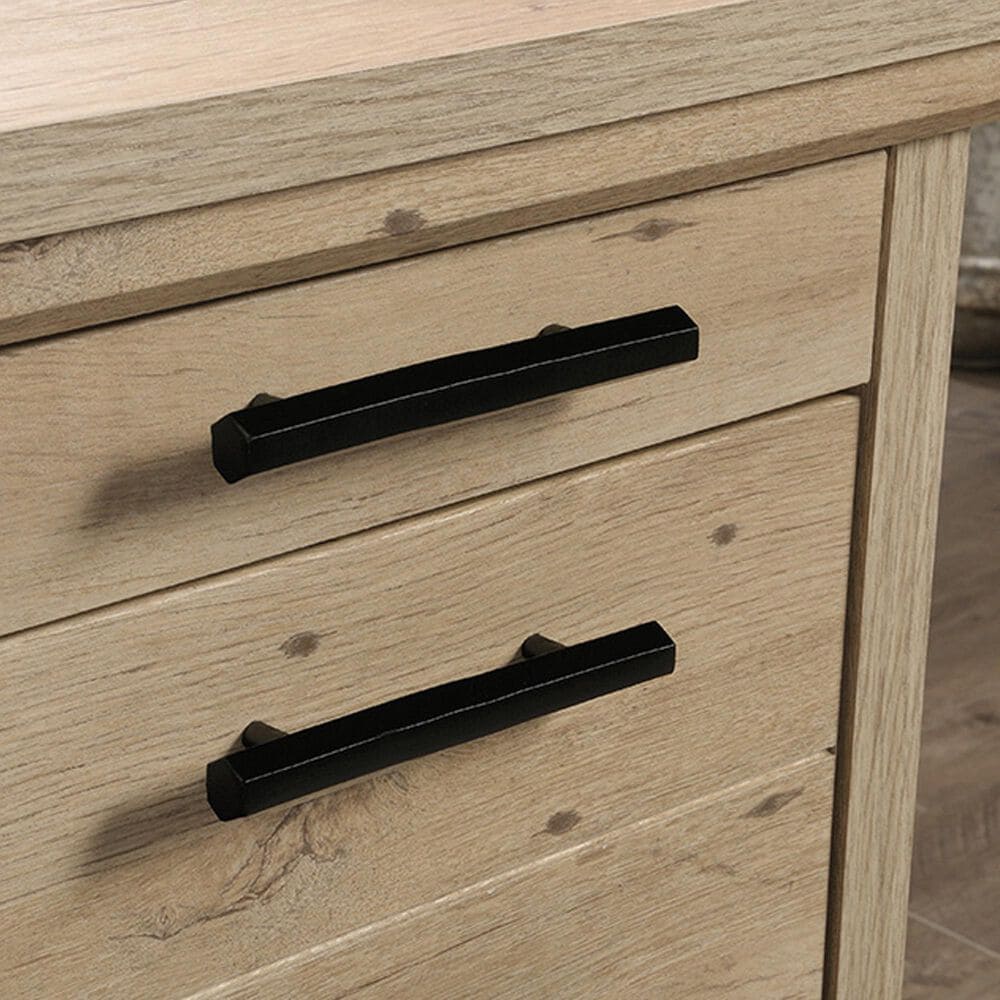 Sauder Aspen Post Executive Desk in Prime Oak, , large