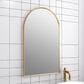 Kohler Essential 24" x 36" Moderne Brushed Gold Arched Framed Mirror, , large