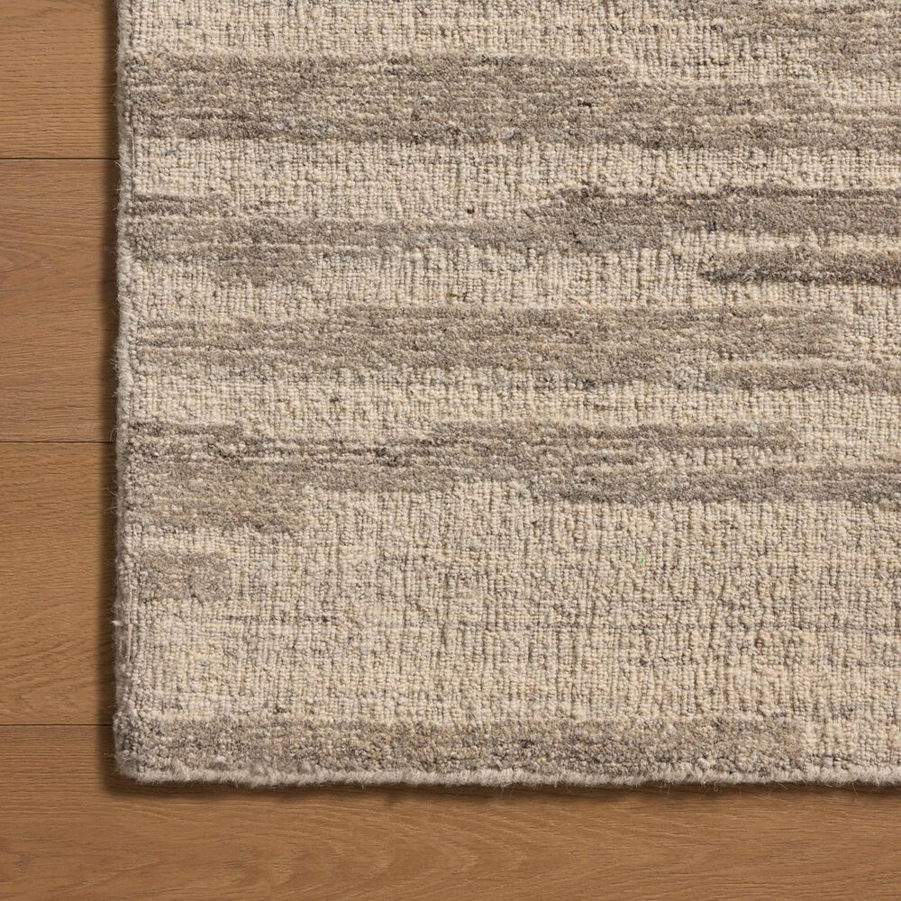 Loloi Hartley Silver and Grey 2&#39;3&quot; x 3&#39;9&quot; Area Rug, , large