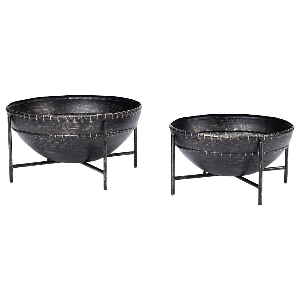 Mercana Cauldron Bowl with Stand (Set of 2), , large