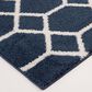 Central Oriental Salinas Zion Sail Blue and Buff 5" x 7" Area Rug, , large
