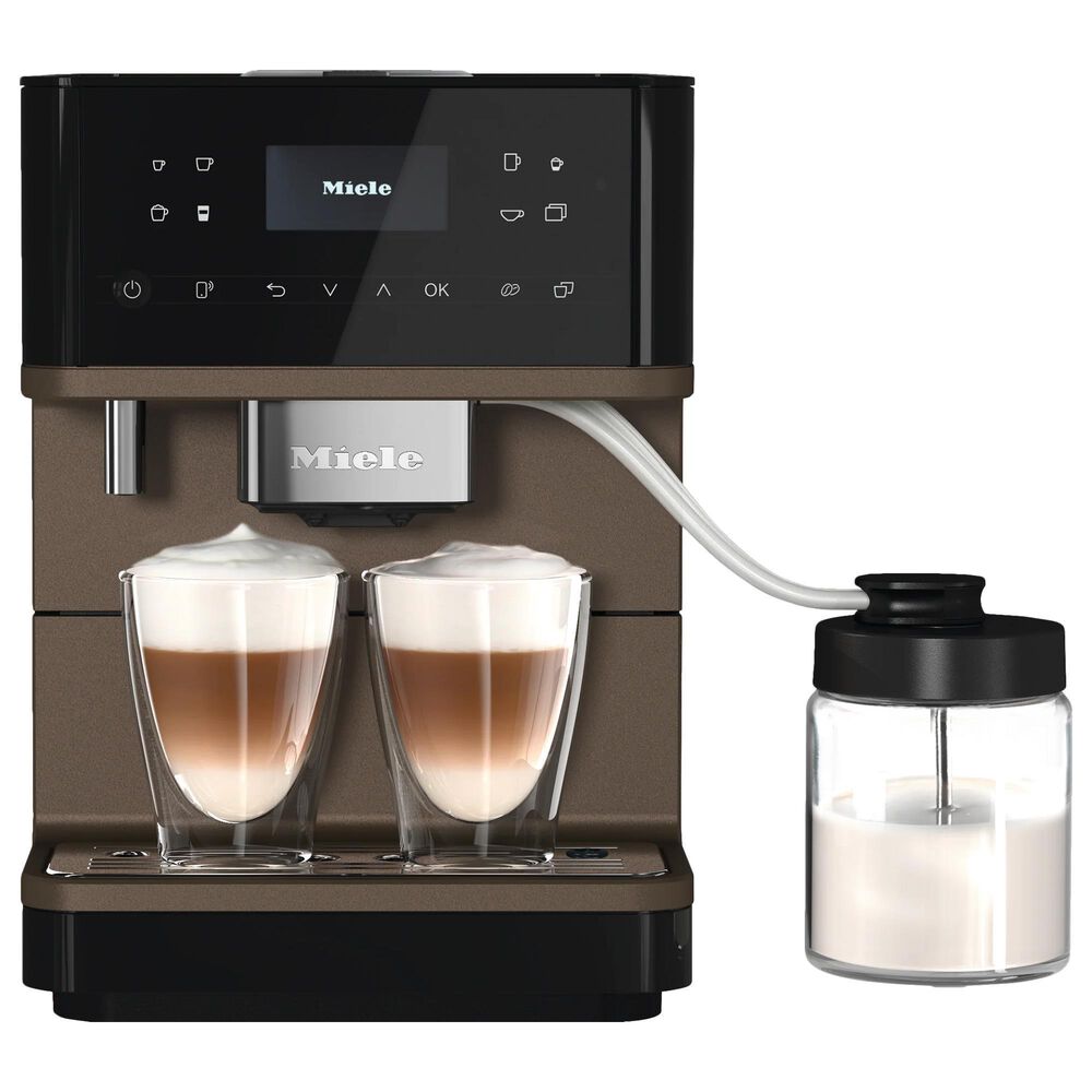 Miele MilkPerfection Countertop Coffee Machine in Obsidian Black and Bronze Pearl, , large