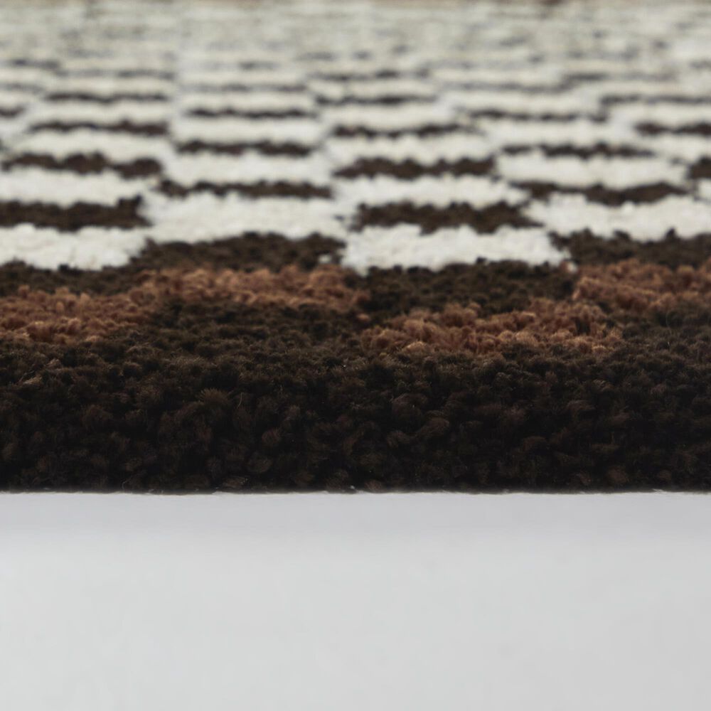Balta Rugs Covey Brown and Cream 5' 3" x 7' Area Rug, , large