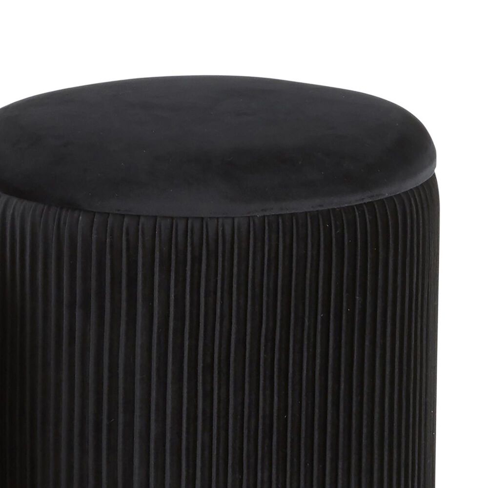 Lumisource Marla 2-Piece Nesting Ottoman Set in Black, , large