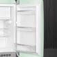 SMEG 4.48 Cu. Ft. Freestanding Compact Refrigerator with Right Hinge in Pastel Green, , large