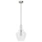 Hunter Maple Park 1-Light Pendant in Brushed Nickel, , large