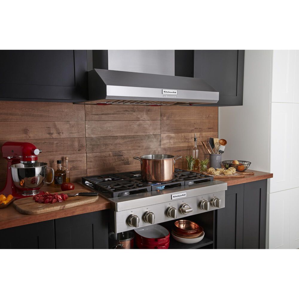 KitchenAid 36&quot; Commercial-Style Wall-Mount Canopy Range Hood, , large