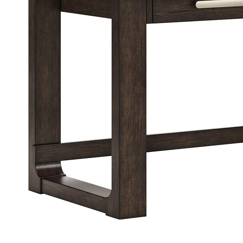 Ashley Breckington 3-Piece Desk with Bookcase and Chair Set in Dark Brown, , large