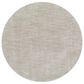 Surya Masterpiece Light Gray and Medium Gray 5"3" Round Area Rug, , large