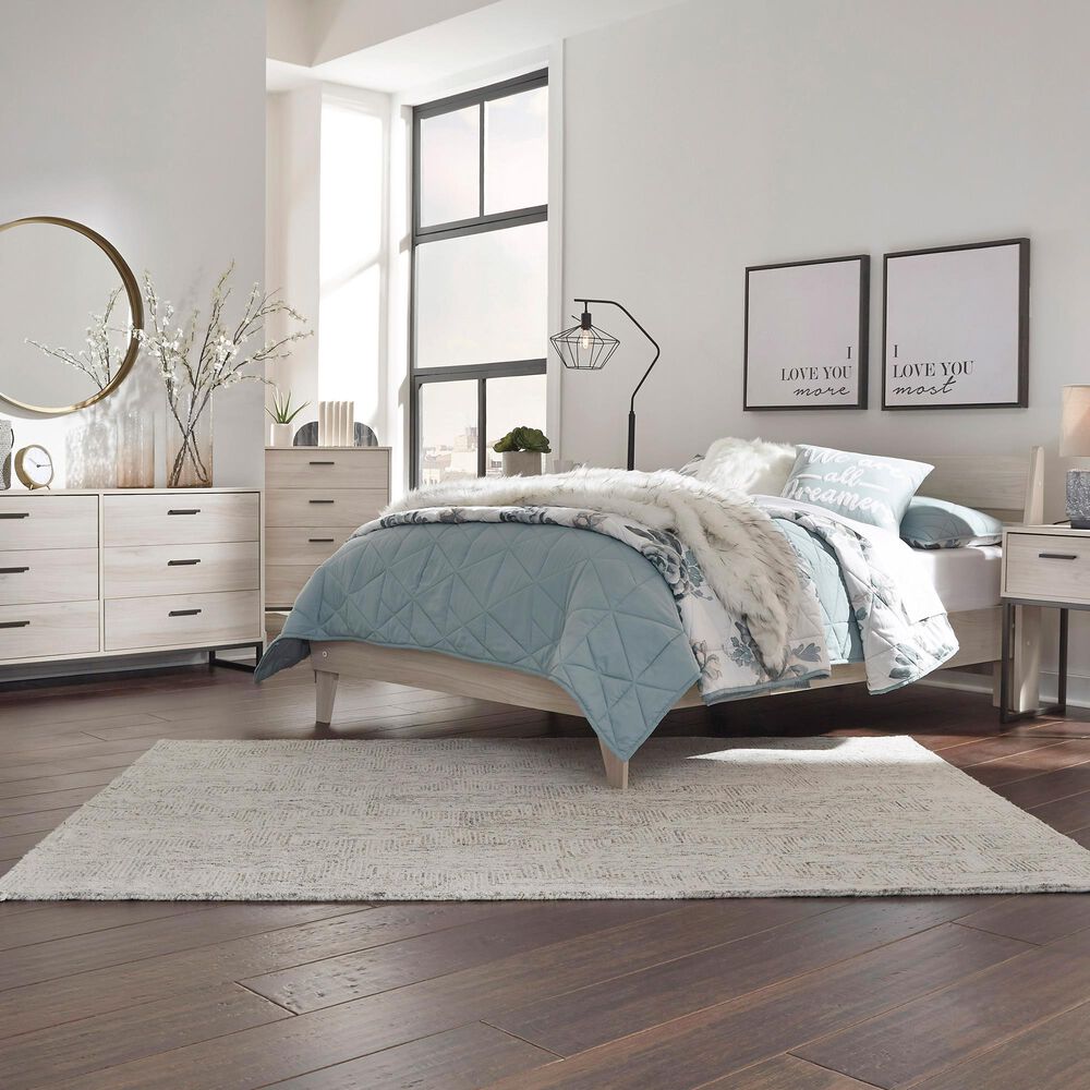 Ashley Socalle Full Panel Headboard in Natural, , large