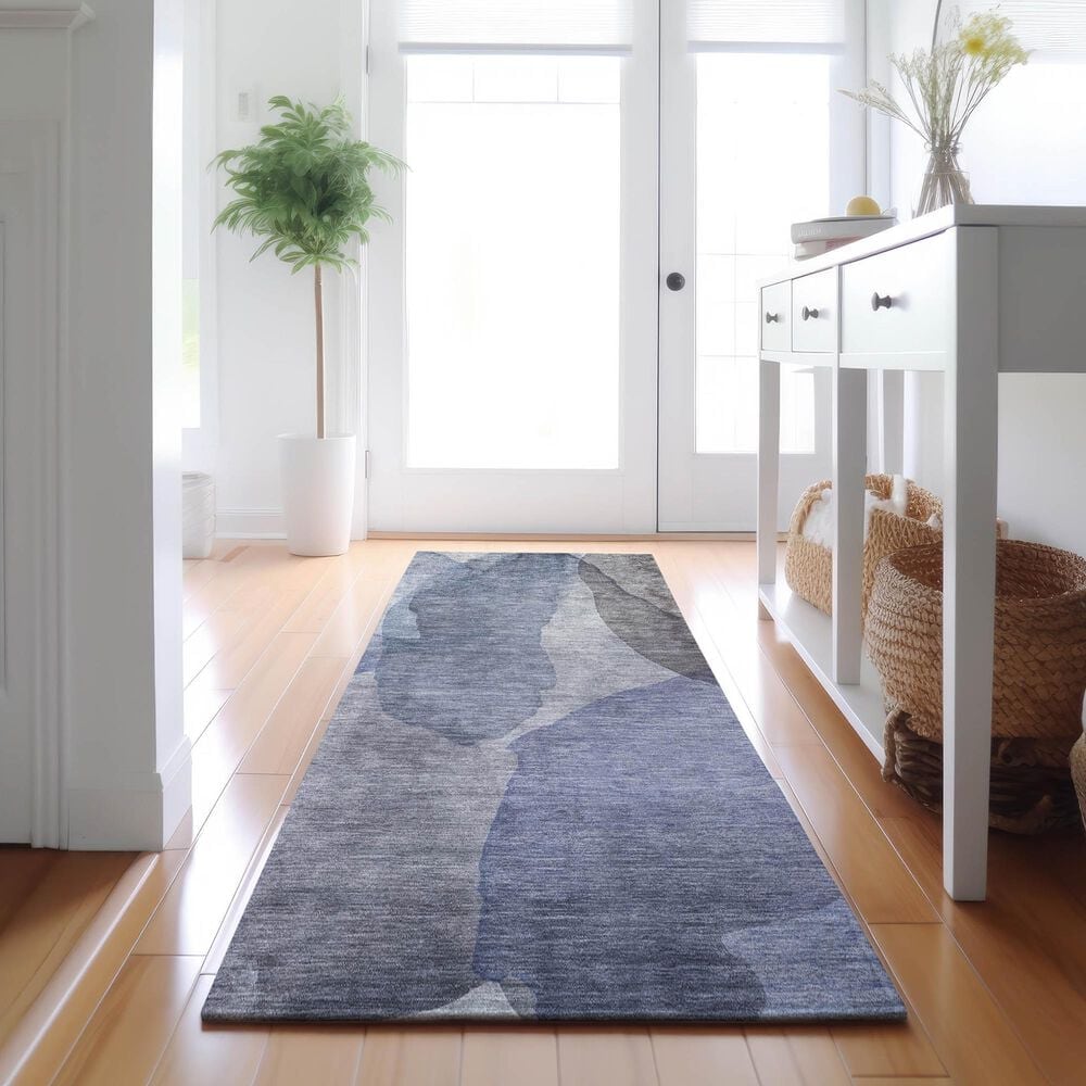 Dalyn Rug Company Ravenna RN12 2&#39;3&quot; x 7&#39;6&quot; Blue Runner, , large